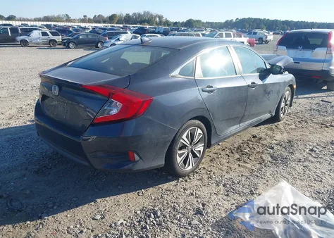 2017 Honda Civic Ex-L из США, поврежденный, VIN 2HGFC1F78HH640980